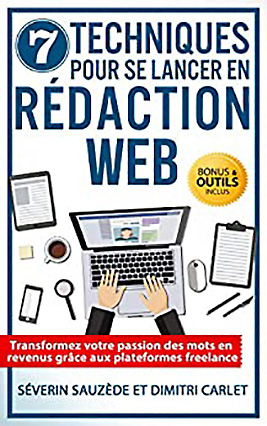 Couverture du livre "Sept techniques pour se lancer en rédaction web"